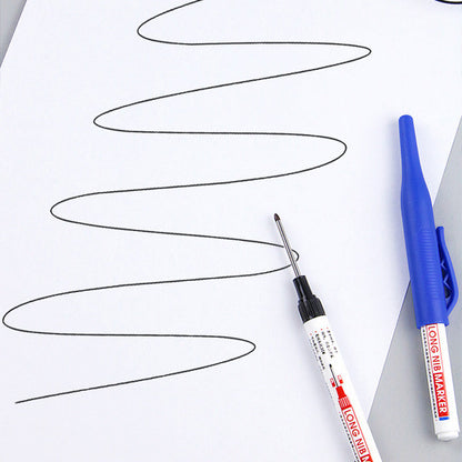 💖2026 Hot Sale💖 Long-Tip Marker Pen 🖍️Oil-Based&Quick-Dry
