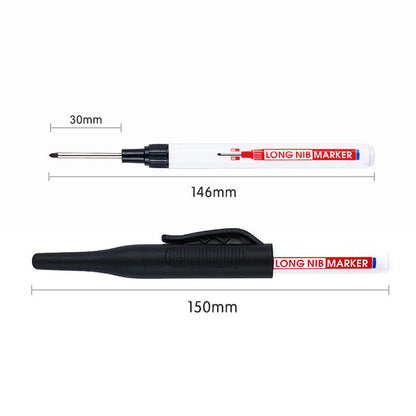 💖2026 Hot Sale💖 Long-Tip Marker Pen 🖍️Oil-Based&Quick-Dry