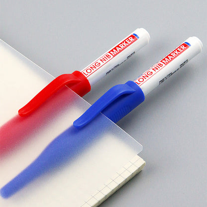 💖2026 Hot Sale💖 Long-Tip Marker Pen 🖍️Oil-Based&Quick-Dry