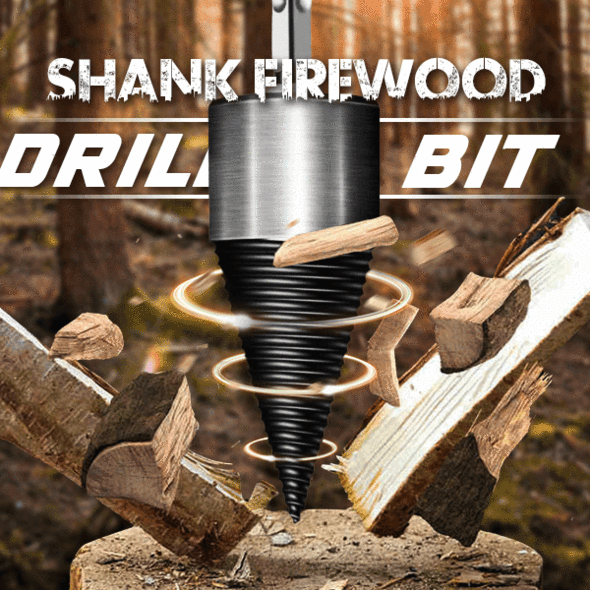 🛠️⚡The Professional Upgrade for Firewood Prep. Durable Drill Set Makes Quick Work of Logs.