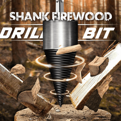 🛠️⚡The Professional Upgrade for Firewood Prep. Durable Drill Set Makes Quick Work of Logs.