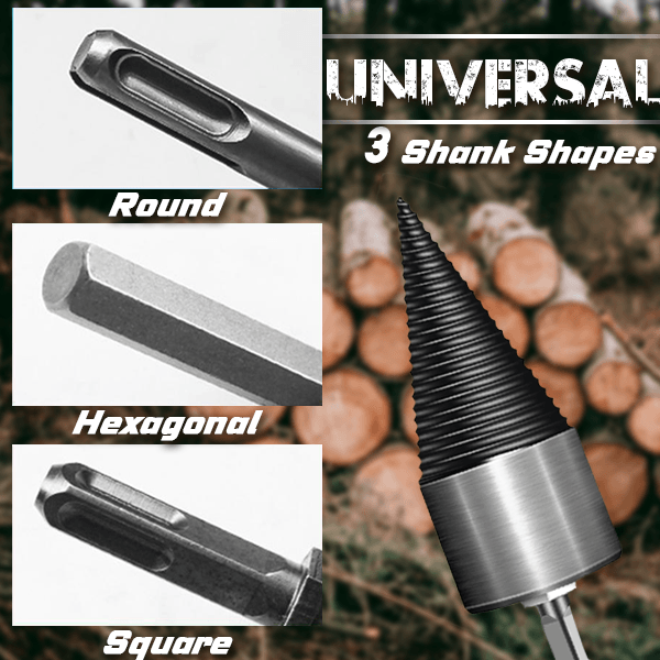 🛠️⚡The Professional Upgrade for Firewood Prep. Durable Drill Set Makes Quick Work of Logs.