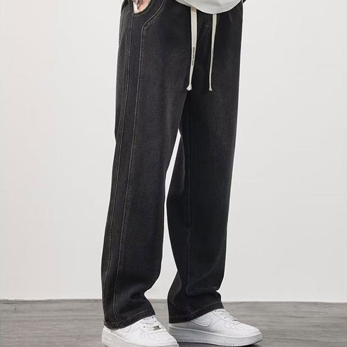 Vintage Straight Jeans – Warm Lined & Flattering Fit Design