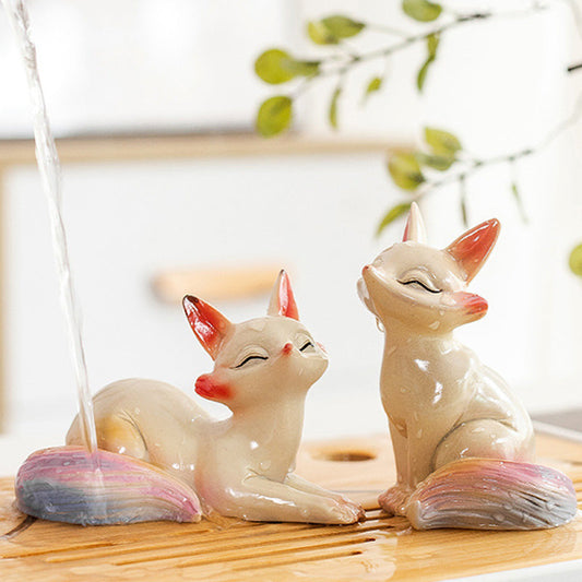 Color Changing Resin Tea Pet Luck Decoration for Tea Table