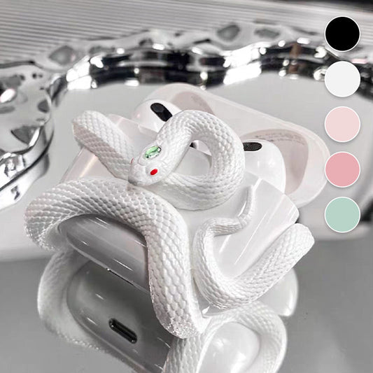 Creative 3D Snake Wireless Earphone Protective Case