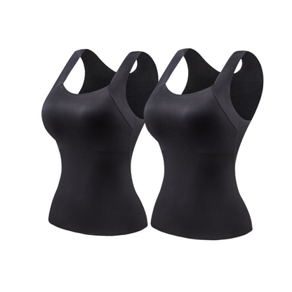 📢50%  OFF!⏰Women’s U-Neck Thermal Tank with Built-In Bra – Warm, Supportive & Braless Comfort ❄️❤️