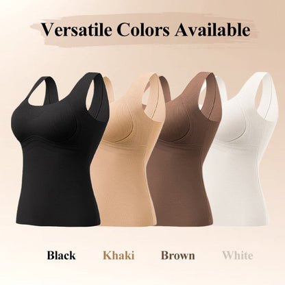 💖Christmas Sale -50% OFF🎅Thickened Warm Tank Top with Shelf Bra