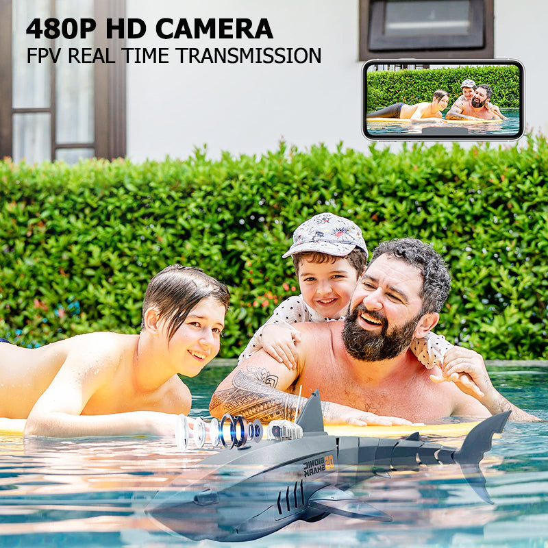 🦈2.4G wireless control of underwater shark camera drone（Free shipping🔥）