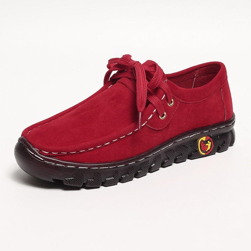 Women's Low Top Lace-up Stitching Flat Shoes✈️ 24-hour delivery from the US ✈️