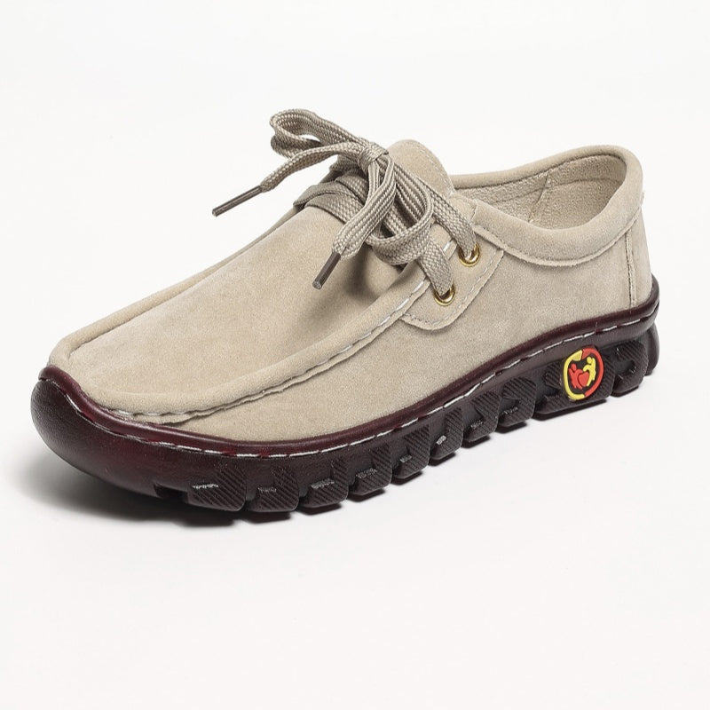 Women's Low Top Lace-up Stitching Flat Shoes✈️ 24-hour delivery from the US ✈️