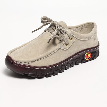Women's Low Top Lace-up Stitching Flat Shoes✈️ 24-hour delivery from the US ✈️