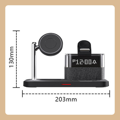 🔥2025 HOT SALE - 50% OFF🔥3-in-1 Wireless Charging Station with Alarm Clock