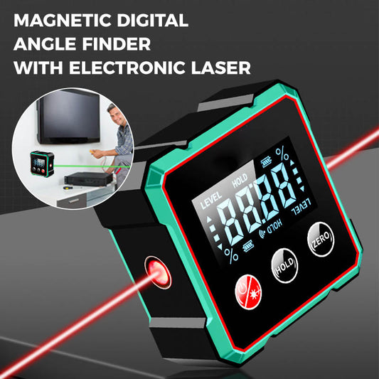 💥Hot Selling 50% OFF💥Magnetic Digital Angle Finder with Electronic Laser