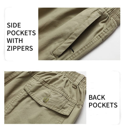👖Multi-Pocket Durable Ultra Comfort Loose Fit Pants🔥Perfect combination of utility and comfort🔥