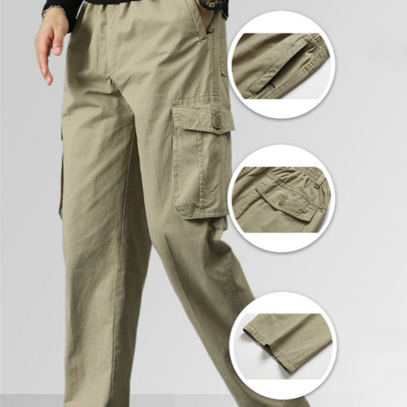 👖Multi-Pocket Durable Ultra Comfort Loose Fit Pants🔥Perfect combination of utility and comfort🔥