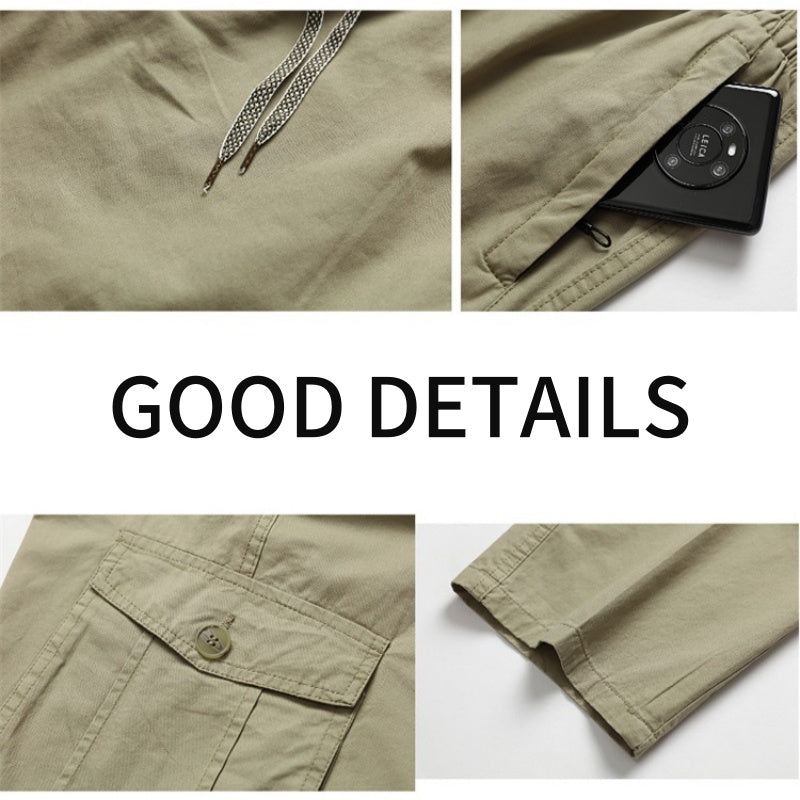 👖Multi-Pocket Durable Ultra Comfort Loose Fit Pants🔥Perfect combination of utility and comfort🔥