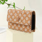 Cork PU Retro Printing Flap Cover Wallet