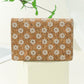 Cork PU Retro Printing Flap Cover Wallet