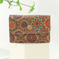 Cork PU Retro Printing Flap Cover Wallet