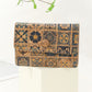 Cork PU Retro Printing Flap Cover Wallet