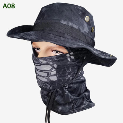 💎 50% OFF! 💎 2-in-1 Camouflage Fishing Hat and Mask Neck Wrap – UPF 50+ Protection, Detachable & Breathable Design 🌞🎣
