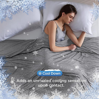 🌸Summer Hot Sale-50% Off ✨Cooling Blanket for Night Sweats - Advanced Temp-Regulating Comforter for Hot Sleepers, Stay Cool & Sleep Better