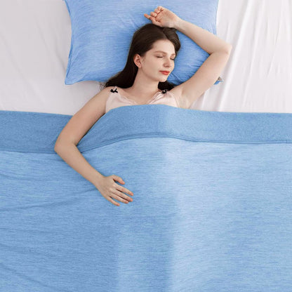 🌸Summer Hot Sale-50% Off ✨Cooling Blanket for Night Sweats - Advanced Temp-Regulating Comforter for Hot Sleepers, Stay Cool & Sleep Better