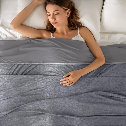 🌸Summer Hot Sale-50% Off ✨Cooling Blanket for Night Sweats - Advanced Temp-Regulating Comforter for Hot Sleepers, Stay Cool & Sleep Better