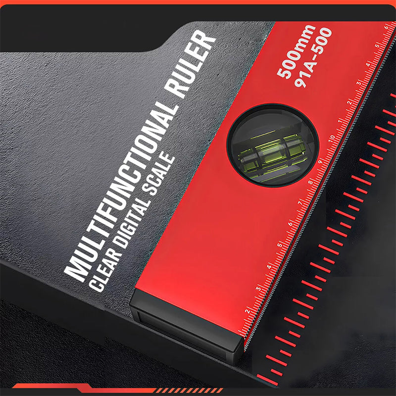 📏 Multi-Function Magnetic Level with LCD Digital Display – High Precision for Construction & DIY ⚡