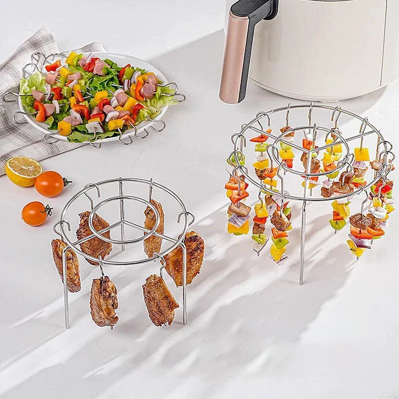 Free anti-scald gloves for a limited time🥩Air Fryer Vertical Kebab Grill + Free Heat Resistant Gloves 🍤