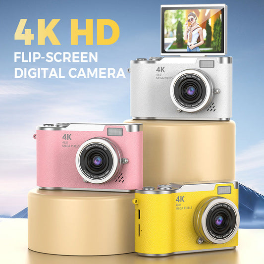 🌈4K HD Flip-Screen Digital Camera📸