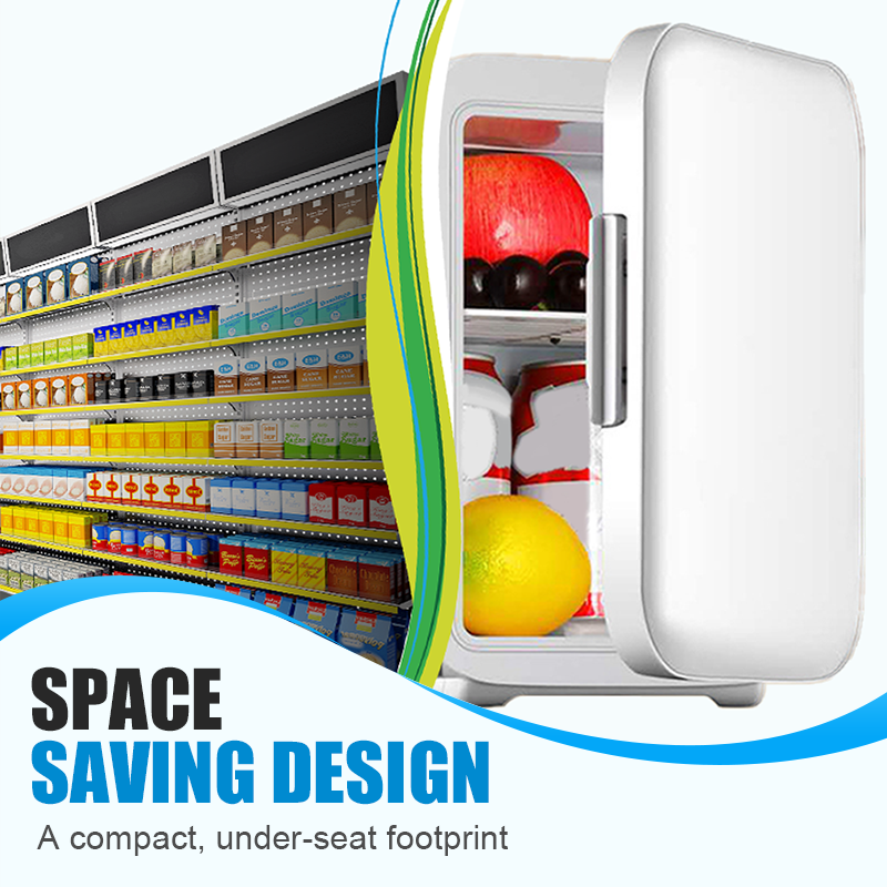 ⏰🔥LIMITED TIME 50% OFF! ❄️ 4L Mini Car Refrigerator – Keep Drinks & Snacks Cool On-The-Go, Compact & Portable 🚗✨