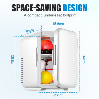 ⏰🔥LIMITED TIME 50% OFF! ❄️ 4L Mini Car Refrigerator – Keep Drinks & Snacks Cool On-The-Go, Compact & Portable 🚗✨