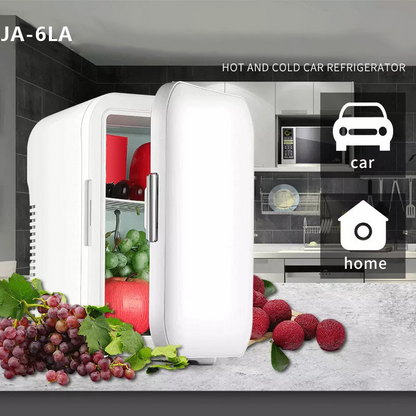 ⏰🔥LIMITED TIME 50% OFF! ❄️ 4L Mini Car Refrigerator – Keep Drinks & Snacks Cool On-The-Go, Compact & Portable 🚗✨