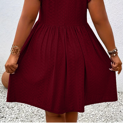 ✨LIMITED-TIME 50% OFF! 👗 Women's V-Neck Ruffle Trim Dress