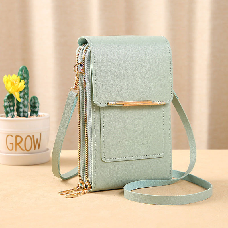 👜 📱 Women's Touch Screen Messenger Bag – Smart Phone Charging, Anti-Theft & Water-Resistant ✨