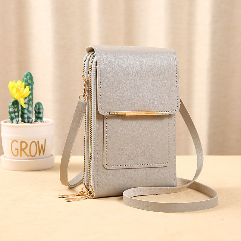 👜 📱 Women's Touch Screen Messenger Bag – Smart Phone Charging, Anti-Theft & Water-Resistant ✨