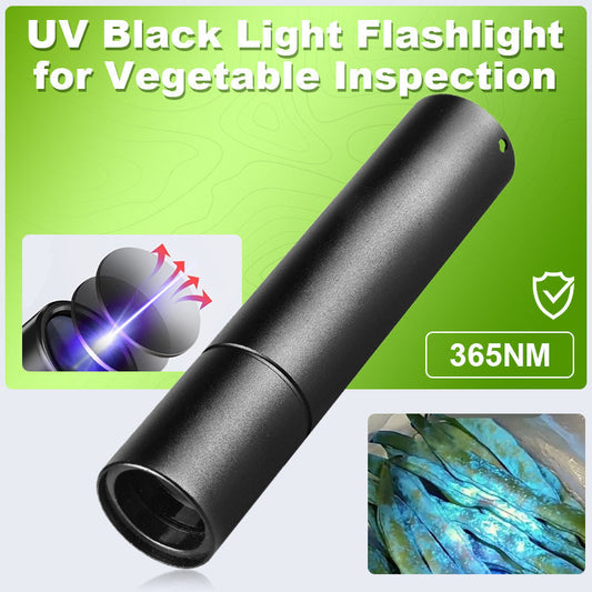 🔦 BUY 1 GET 1 FREE! ✨ UV Black Light Flashlight - Professional Inspection Tool for Vegetables & Fruits with Portable Design 🥦🍓