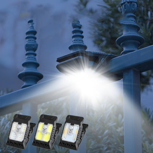 🌿 Solar Clip Light With Motion Sensor
