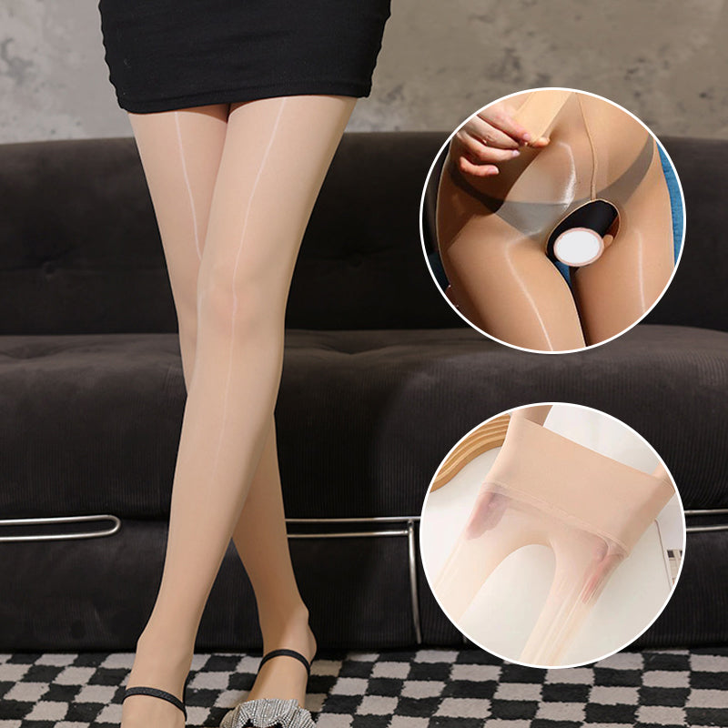 🏆 BUY 1 GET 1 FREE! 🔥 Transparent High-Waisted Tights for Women - Sheer & Comfortable 👑✨