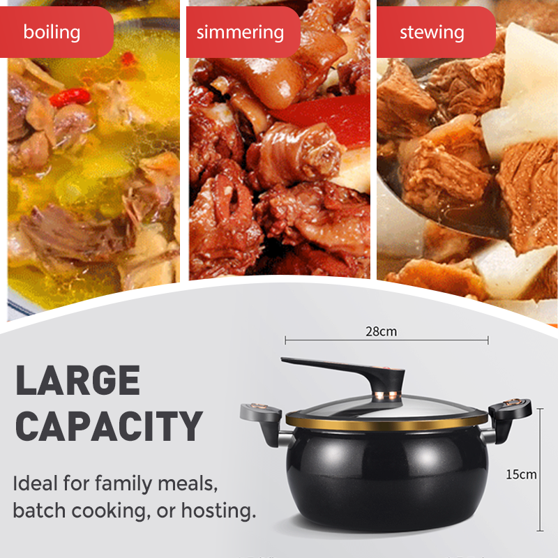 🔥Limited Time Promotion 50% OFF🔥Large Capacity Micro-Pressure Enamel Soup Pot