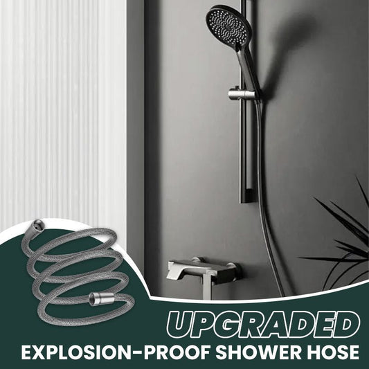 🚿✨ Improved explosion-proof braided shower hose – No more leaks or bursts! ✨🚿