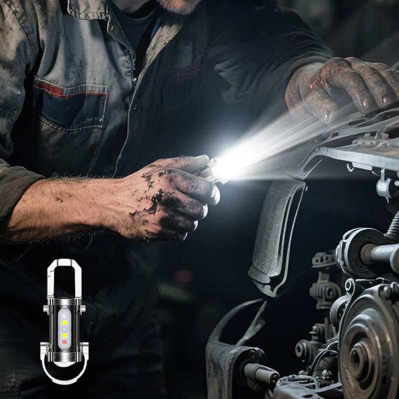 🔦 Rechargeable Keychain Flashlight – 300 Lumens, USB-C Charging & Compact, Unbreakable Design for EDC ⚡
