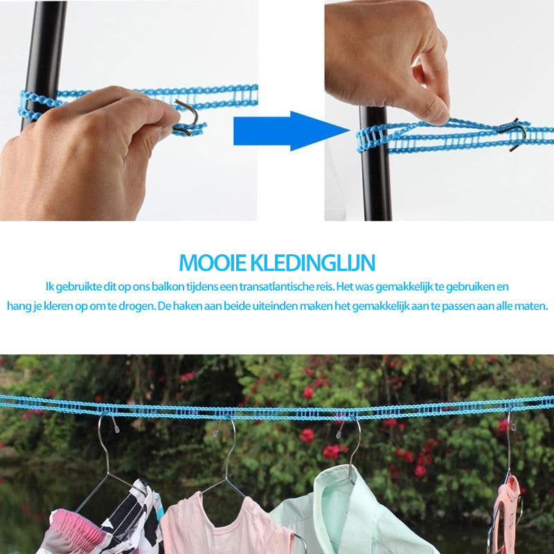 🏆LAST DAY SPECIAL PRICE⚡50K+ SOLD💕Windproof Non-Slip Clothesline