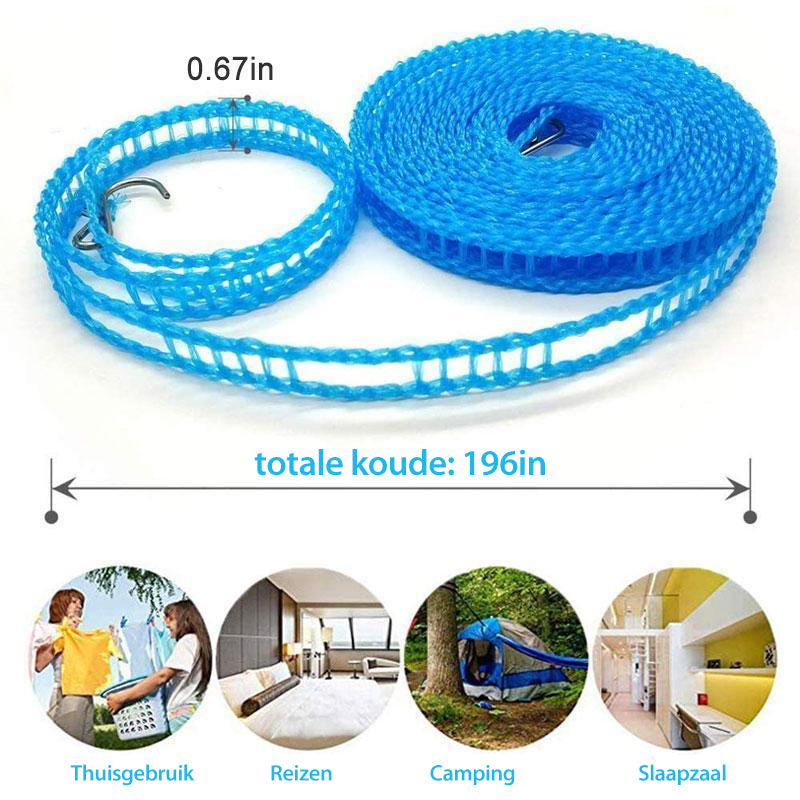 🏆LAST DAY SPECIAL PRICE⚡50K+ SOLD💕Windproof Non-Slip Clothesline