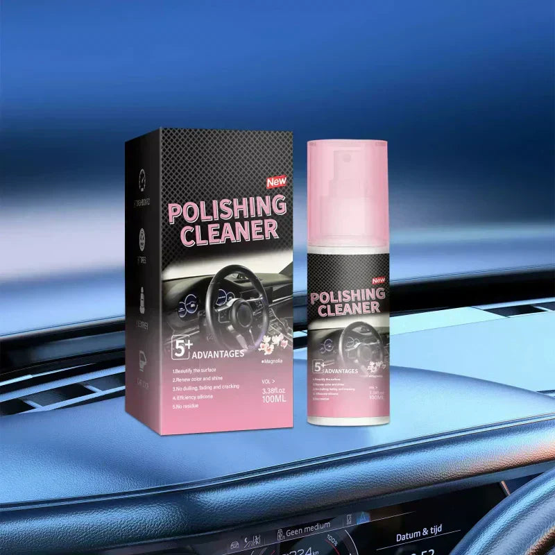 🚗BUY 2 GET 1 FREE !🔥Car Interior Polish Cleaner – Deep Cleaning, Restores Shine & Non-Toxic Formula ✨