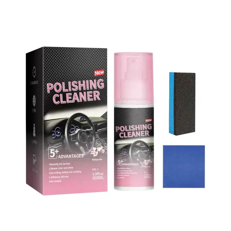 🚗BUY 2 GET 1 FREE !🔥Car Interior Polish Cleaner – Deep Cleaning, Restores Shine & Non-Toxic Formula ✨