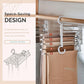 🔥Factory clearance-60% OFF🔥 Household Multifunctional Telescopic Folding Multi-layer Pants Storage Rack