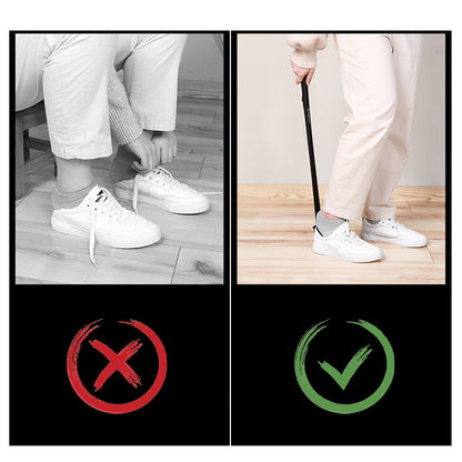 🥾Extra Long Shoe Horn with Wall-Mount Base