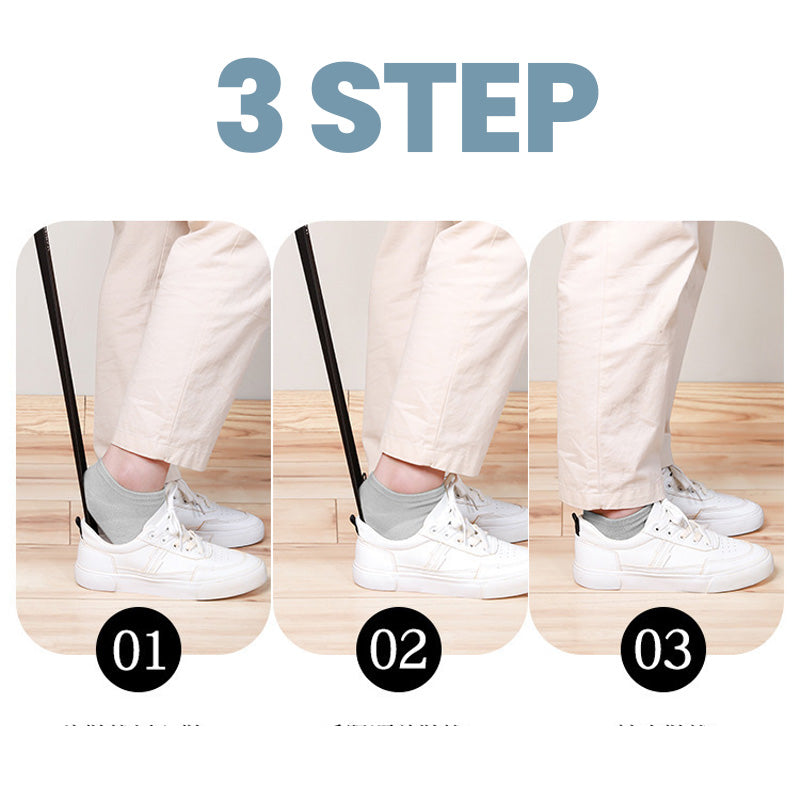 🥾Extra Long Shoe Horn with Wall-Mount Base